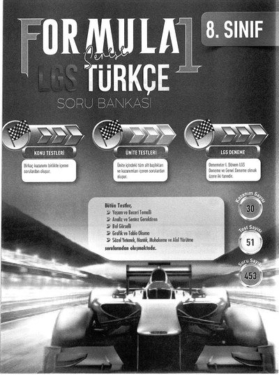 FORMULA 1 LGS TÜRKÇE SORU BANKASI Zeta Fotokopi