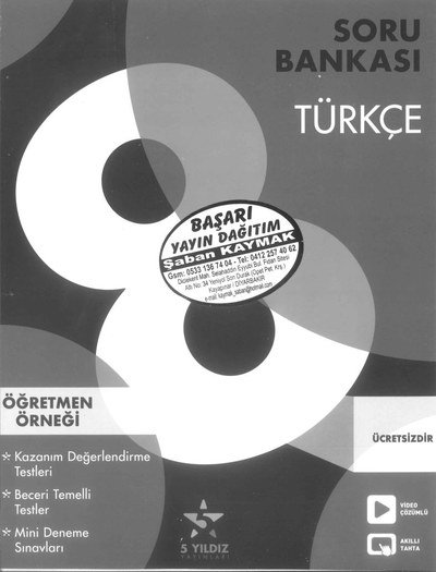 SORU BANKASI TÜRKÇE Zeta Fotokopi