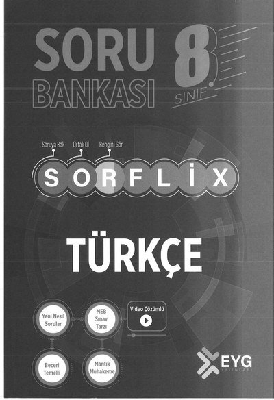 SORU BANKASI SORFLİX TÜRKÇE Zeta Fotokopi