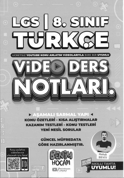 LGS TÜRKÇE VİDEO DERS NOTLARI Zeta Fotokopi