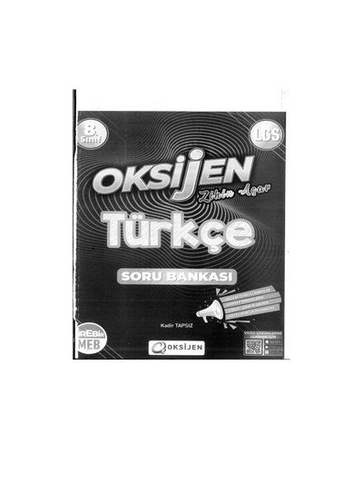 OKSİJEN TÜRKÇE SORU BANKASI Zeta Fotokopi