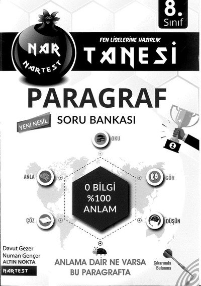 PARAGRAF SORU BANKASI 0 BİLGİ %100 ANLAM Zeta Fotokopi