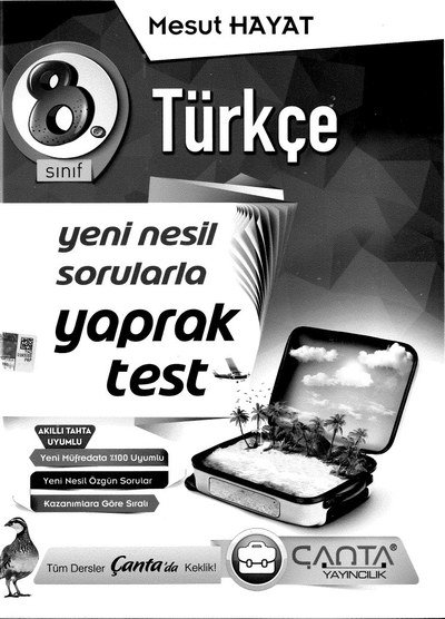TÜRKÇE YENİ NESİL SORULARLA YAPRAK TEST Zeta Fotokopi