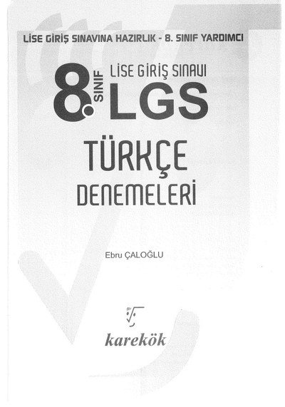 LGS TÜRKÇE DENEMELERİ