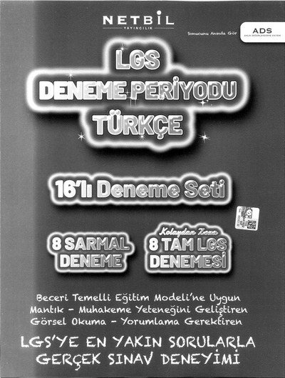 LGS DENEME PERİYODU TÜRKÇE 16'LI DENEME SETİ Zeta Fotokopi