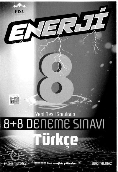 ENERJİ 8+8 DENEME SINAVI TÜRKÇE Zeta Fotokopi