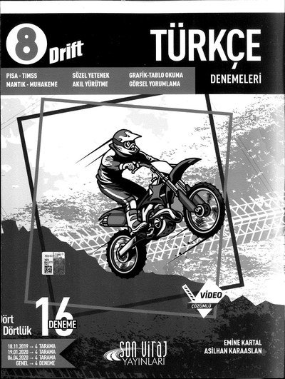 TÜRKÇE DENEMELERİ DRİFT 16 DENEME Zeta Fotokopi
