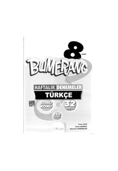 BUMARENG HAFTALIK DENEMELER TÜRKÇE 32 HAFTA Zeta Fotokopi