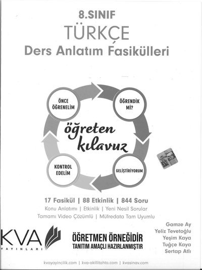 TÜRKÇE DERS ANLATIM FASİKÜLLERİ Zeta Fotokopi