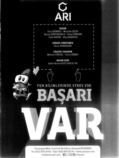 FEN BİLİMLERİNDE STRES YOK BAŞARI VAR Zeta Fotokopi