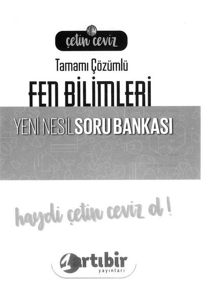 TAMAMI ÇÖZÜMLÜ FEN BİLİMLERİ YENİ NESİL SORU BANKASI Zeta Fotokopi