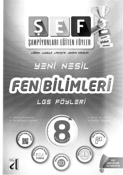 ŞEF YENİ NESİL FEN BİLİMLERİ LGS FÖYLERİ