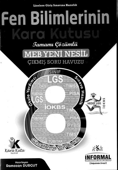 FEN BİLİMLERİNİN YENİ NESİL ÇIKMIŞ SORU HAVUZU Zeta Fotokopi