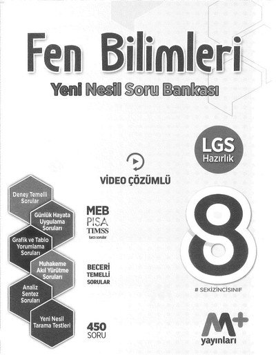 FEN BİLİMLERİ YENİ NESİL SORU BANKASI Zeta Fotokopi