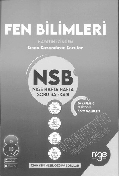 FEN BİLİMLERİ NSB HAFTA HAFTA SORU BANKASI Zeta Fotokopi