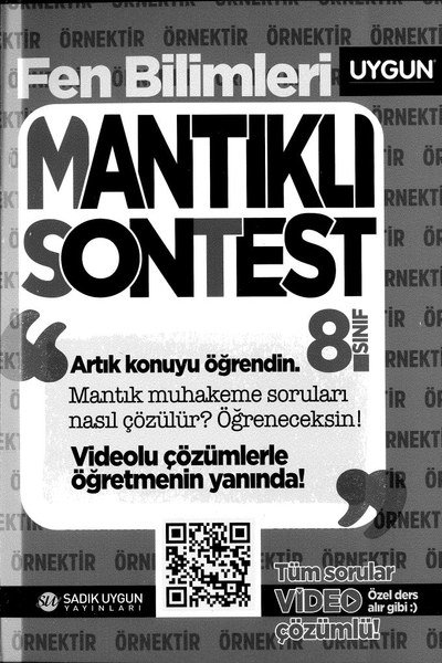 FEN BİLİMLERİ MANTIKLI SONTEST Zeta Fotokopi