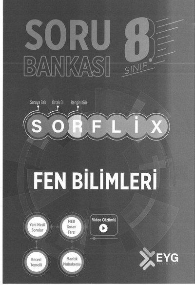 SORU BANKASI SORFLİX FEN BİLİMLERİ