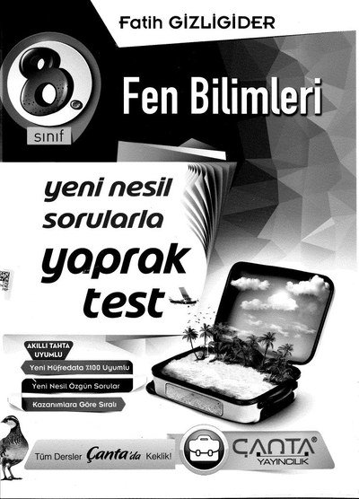 FEN BİLİMLERİ YENİ NESİL SORULARLA YAPRAK TEST Zeta Fotokopi