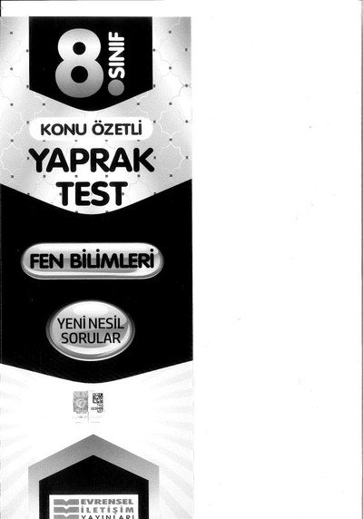 KONU ÖZETLİ YAPRAK TEST FEN BİLİMLERİ Zeta Fotokopi
