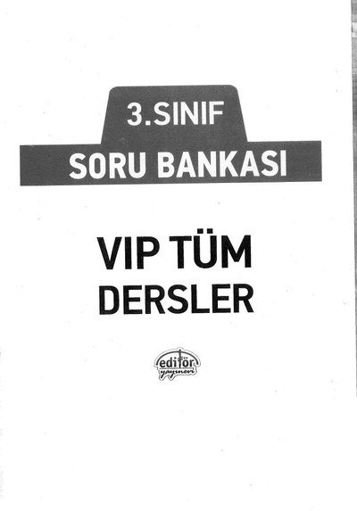 SORU BANKASI VIP TÜM DERSLER Zeta Fotokopi