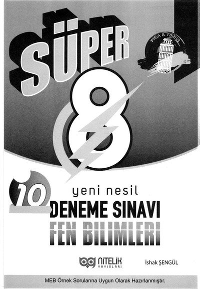 SÜPER YENİ NESİL DENEME SINAVI FEN BİLİMLERİ