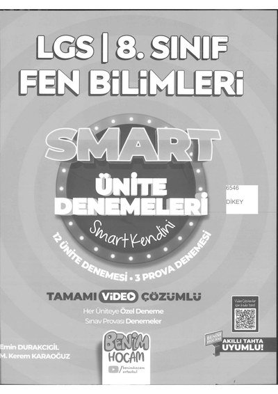 LGS FEN BİLİMLERİ SMART ÜNİTE DENEMELERİ Zeta Fotokopi