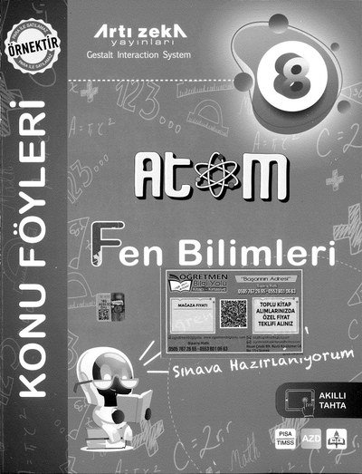 FEN BİLİMLERİ ATOM KONU FÖYLERİ Zeta Fotokopi