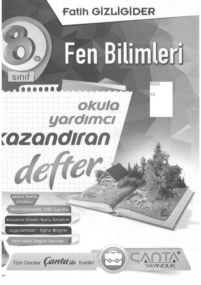 FEN BİLİMLERİ OKULA YARDIMCI KAZANDIRAN DEFTER Zeta Fotokopi