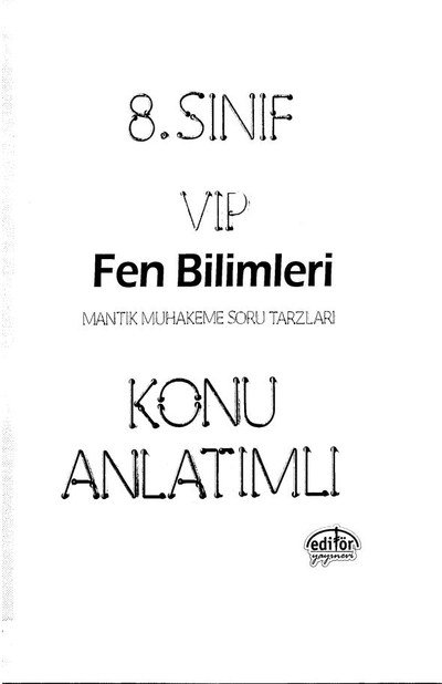 VIP FEN BİLİMLERİ KONU ANLATIMLI