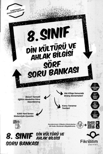 DİN KÜLTÜRÜ VE AHLAK BİLGİSİ SÖRF SORU BANKASI Zeta Fotokopi