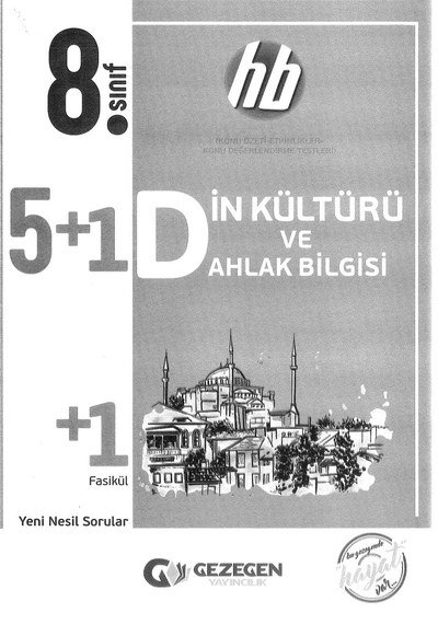 5+1 DİN KÜLTÜRÜ VE AHLAK BİLGİSİ +1 FASİKÜL