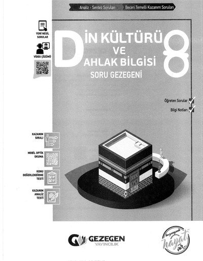 DİN KÜLTÜRÜ VE AHLAK BİLGİSİ SORU GEZEGENİ Zeta Fotokopi