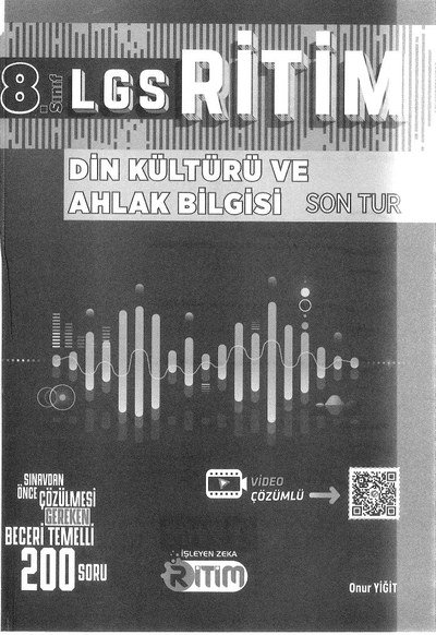 LGS RİTİM DİN KÜLTÜRÜ VE AHLAK BİLGİSİ SON TUR Zeta Fotokopi