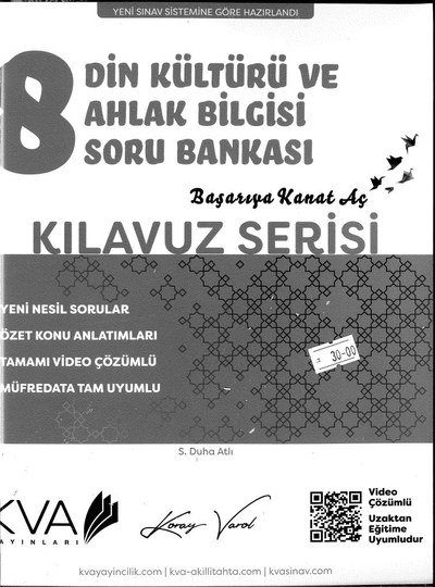 DİN KÜLTÜRÜ VE AHLAK BİLGİSİ SORU BANKASI KILAVUZ SERİSİ Zeta Fotokopi