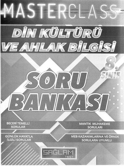 MASTERCLASS DİN KÜLTÜRÜ VE AHLAK BİLGİSİ SORU BANKASI Zeta Fotokopi