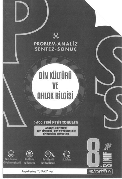 PROBLEM ANALİZ SENTEZ SONUÇ DİN KÜLTÜRÜ VE AHLAK BİLGİSİ Zeta Fotokopi