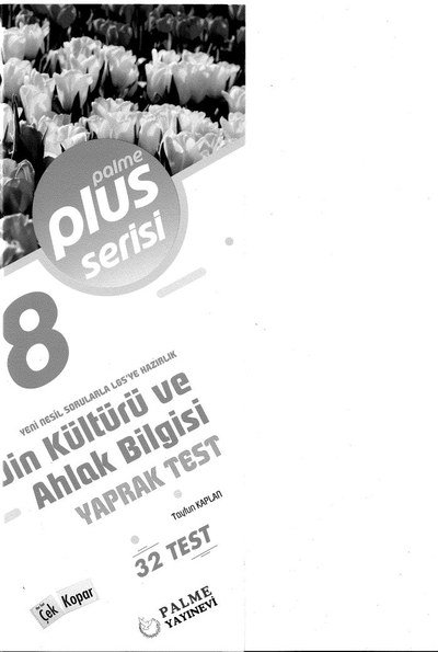 DİN KÜLTÜRÜ VE AHLAK BİLGİSİ YAPRAK TEST Zeta Fotokopi