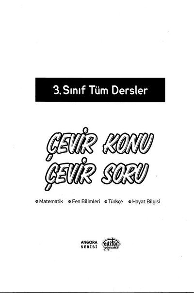 ÇEVİR KONU ÇEVİR SORU