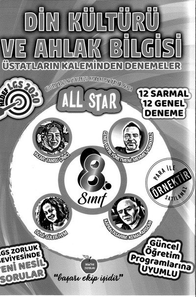 DİN KÜLTÜRÜ VE AHLAK BİLGİSİ ÜSTATLARIN KALEMİNDEN DENEMELER Zeta Fotokopi