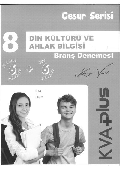 DİN KÜLTÜRÜ VE AHLAK BİLGİSİ BRANŞ DENEMESİ 6+6 CESUR SERİSİ Zeta Fotokopi
