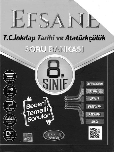EFSANE T.C. İNKILAP TARİHİ VE ATATÜRKÇÜLÜK SORU BANKASI Zeta Fotokopi