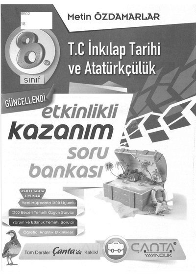 T.C. İNKILAP TARİHİ VE ATATÜRKÇÜLÜK ETKİNLİKLİ KAZANIM SORU BANKASI Zeta Fotokopi