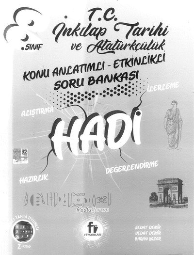 T.C. İNKILAP TARİHİ VE ATATÜRKÇÜLÜK KONU ANLATIMLI HADİ Zeta Fotokopi