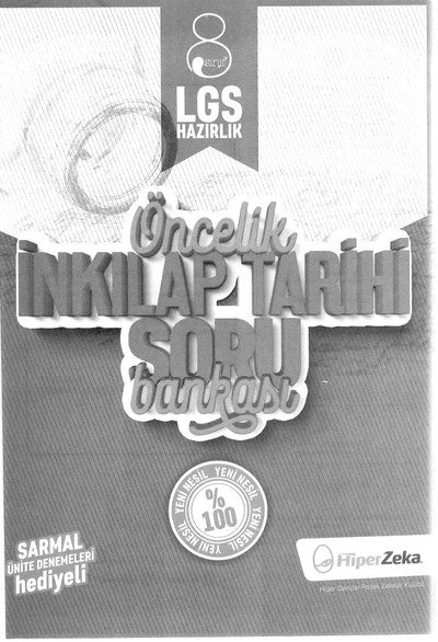 ÖNCELİK İNKİLAP TARİHİ SORU BANKASI Zeta Fotokopi