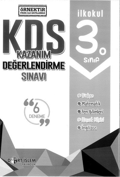 KAZANIM DEĞERLENDİRME SINAVI Zeta Fotokopi