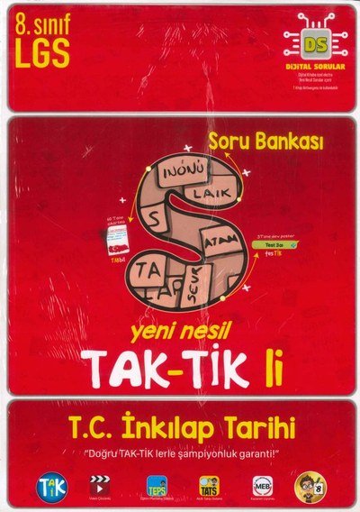 YENİ NESİL TAK-TİK'Lİ T.C. İNKILAP TARİHİ SORU BANKASI Zeta Fotokopi