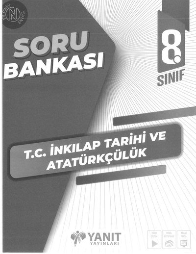 T.C. İNKILAP TARİHİ VE ATATÜRKÇÜLÜK SORU BANKASI Zeta Fotokopi
