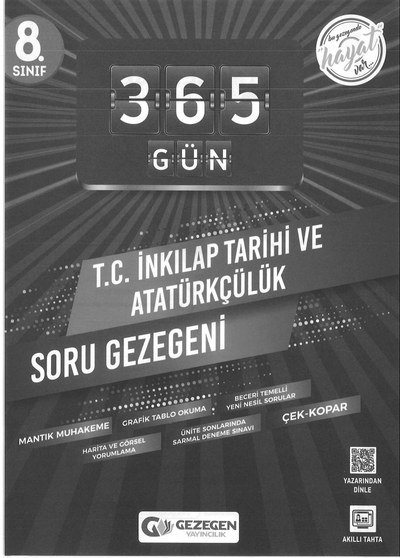 365 GÜN T.C. İNKILAP TARİHİ VE ATATÜRKÇÜLÜK SORU GEZEGENİ Zeta Fotokopi