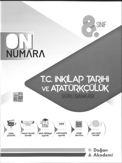 ON NUMARA T.C. İNKILAP TARİHİ VE ATATÜRKÇÜLÜK SORU BANKASI Zeta Fotokopi
