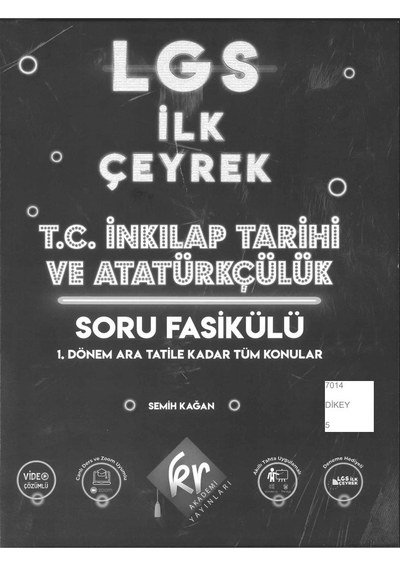 LGS İLK ÇEYREK T.C. İNKILAP TARİHİ VE ATATÜRKÇÜLÜK SORU FASİKÜLÜ Zeta Fotokopi